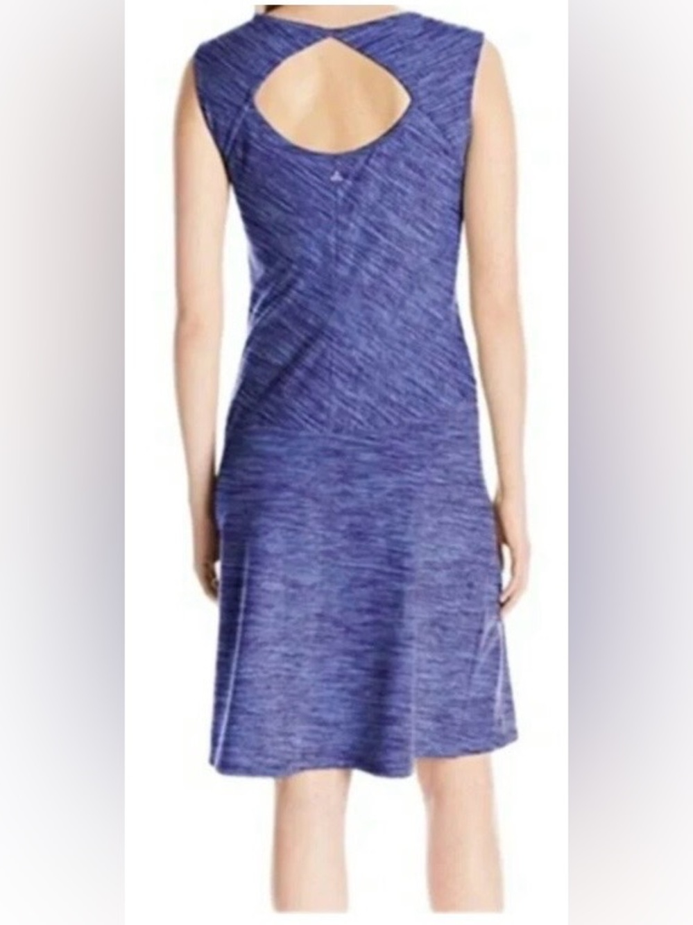 prAna Calico Cobalt Blue Dress S Built Bra Activewear Casual Sports Comfy